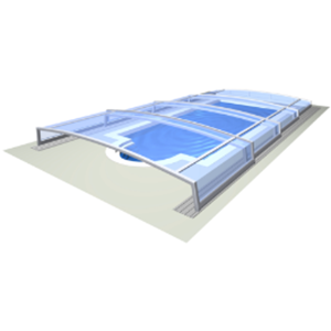 Crown pool enclosure 3D graphic