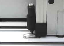 Lockable lift up pin for added safety and peace of mind