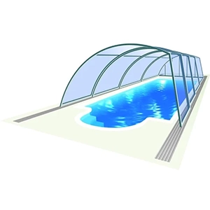 Ravena pool enclosure 3D graphic