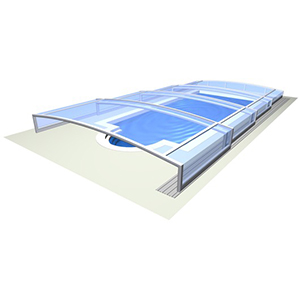 viva pool enclosure 3d graphic